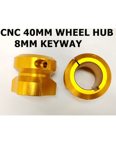 Wheel Hub SPROCKET DISC CARRIER HUB 40MM AXLE WITH 8MM KEYWAY 3 STUD KART TRIKE Wheel Hub SPROCKET DISC CARRIER HUB 40MM AXLE WITH 8MM KEYWAY 3 STUD KART TRIKE