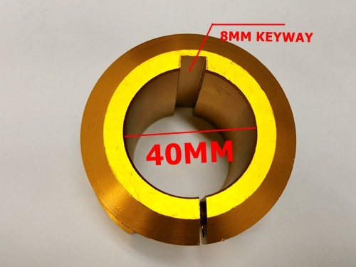 Wheel Hub SPROCKET DISC CARRIER HUB 40MM AXLE WITH 8MM KEYWAY 3 STUD KART TRIKE