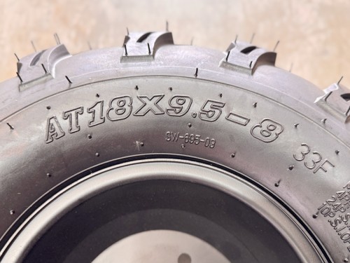 18x9.5-8 8 inch Wheel Rim Tyre Quad ATV Buggy Gokart 4 Stud Complete Wheel