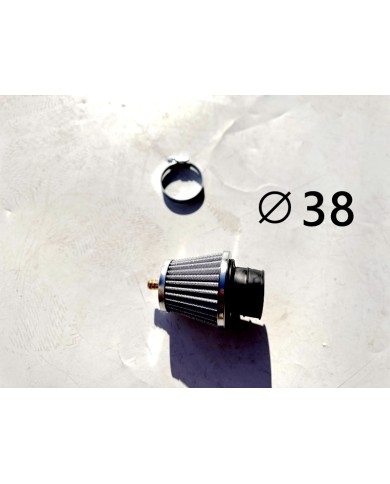 38mm Steel Pod Air Filter Cleaner PIT Dirt Pocket Quad Bike ATV 110cc 125 cc 38mm Steel Pod Air Filter Cleaner PIT Dirt Pocket Quad Bike ATV 110cc 125 cc