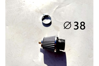 38mm Steel Pod Air Filter Cleaner PIT Dirt Pocket Quad Bike ATV 110cc 125 cc 38mm Steel Pod Air Filter Cleaner PIT Dirt Pocket Quad Bike ATV 110cc 125 cc