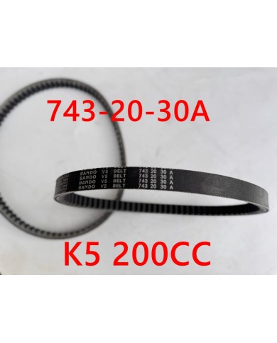 Drive Belt 743 20 30 A 74T CVT Scooter Moped Quad Bike ATV Dune Buggy 200 150CC Drive Belt 743 20 30 A 74T CVT Scooter Moped Quad Bike ATV Dune Buggy 200 150CC