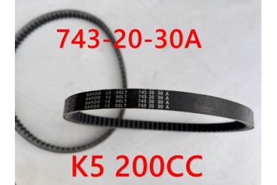 Drive Belt 743 20 30 A 74T CVT Scooter Moped Quad Bike ATV Dune Buggy 200 150CC