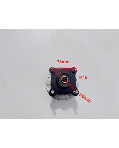 16MM SPLINE WHEEL HUB 4 STUD with Disc Mini Jeep 16MM SPLINE WHEEL HUB 4 STUD with Disc Mini Jeep