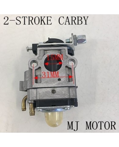 2 Stroke Carburetor 38cc 43cc 49cc petrol scooter pocket quad bike Carby 15mm 2 Stroke Carburetor 38cc 43cc 49cc petrol scooter pocket quad bike Carby 15mm