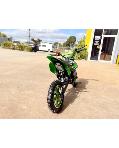 49cc Motorbike Mini Motor Dirt Bike for Kids, Pocket Rocket, Pee Wee Motorcycle 50cc in Green 49cc Motorbike Mini Motor Dirt Bike for Kids, Pocket Rocket, Pee Wee Motorcycle 50cc in Green