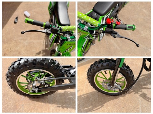 49cc Motorbike Mini Motor Dirt Bike for Kids, Pocket Rocket, Pee Wee Motorcycle 50cc in Green 49cc Motorbike Mini Motor Dirt Bike for Kids, Pocket Rocket, Pee Wee Motorcycle 50cc in Green