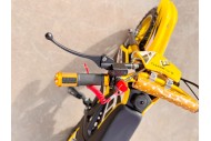 MX49 49CC DIRT BIKE KIDS PEE WEE MOTORCYCLE ATV 50CC HYDRAULIC BRAKES YELLOW
