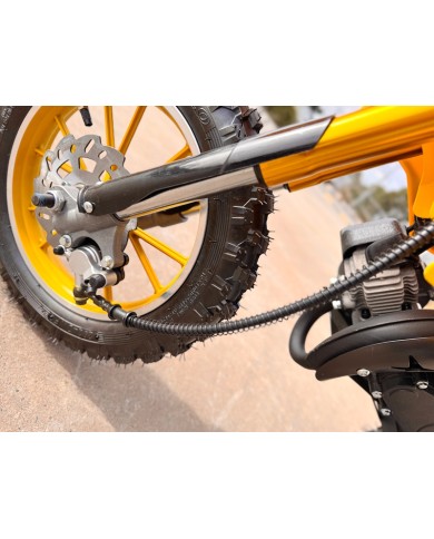 MX49 49CC DIRT BIKE KIDS PEE WEE MOTORCYCLE ATV 50CC HYDRAULIC BRAKES YELLOW
