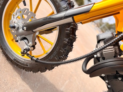MX49 49CC DIRT BIKE KIDS PEE WEE MOTORCYCLE ATV 50CC HYDRAULIC BRAKES YELLOW