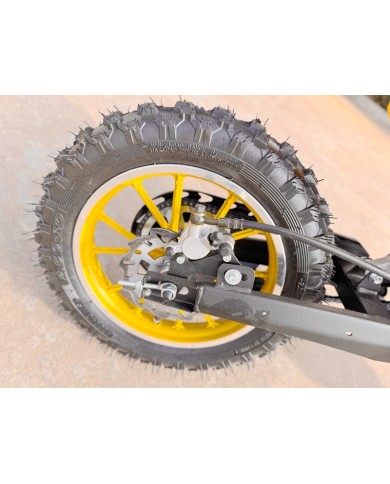 MX49 49CC DIRT BIKE KIDS PEE WEE MOTORCYCLE ATV 50CC HYDRAULIC BRAKES YELLOW