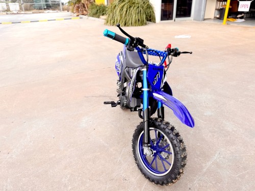 49CC MINI MOTOR DIRT BIKE KIDS POCKET ROCKET PEE WEE MOTORCYCLE ATV 50CC BLUE