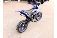 49CC MINI MOTOR DIRT BIKE KIDS POCKET ROCKET PEE WEE MOTORCYCLE ATV 50CC BLUE