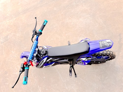 49CC MINI MOTOR DIRT BIKE KIDS POCKET ROCKET PEE WEE MOTORCYCLE ATV 50CC BLUE