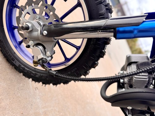 49CC MINI MOTOR DIRT BIKE KIDS POCKET ROCKET PEE WEE MOTORCYCLE ATV 50CC BLUE