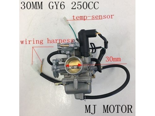 Electric Choke 30mm Carby Carburetor GY6 200 250cc Buggy Atv Sahara Kandi Fuxin