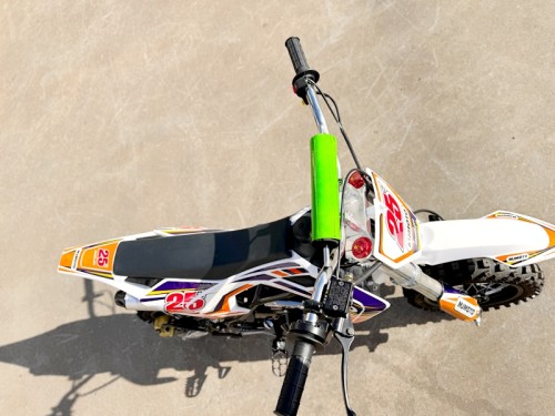 70cc Dirt Bike Trail Pit Bike Motor Electric Start Auto STINGRAY Junior Bike Kid Orange