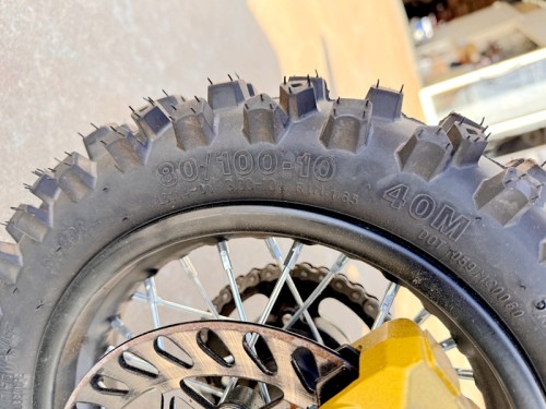 70cc Dirt Bike Trail Pit Bike Motor Electric Start Auto STINGRAY Junior Bike Kid Orange