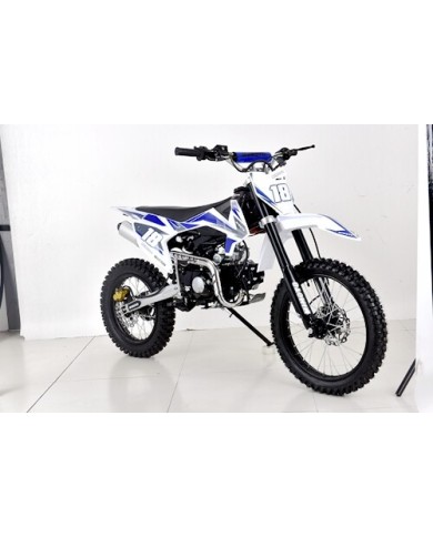 125CC DIRT BIKE PIT MOTOR TRAIL MOTOCROSS PRO DINGO ELECTRIC  START 14/17 BIG WHEEL BLUE 125CC DIRT BIKE PIT MOTOR TRAIL MOTOCROSS PRO DINGO ELECTRIC  START 14/17 BIG WHEEL BLUE