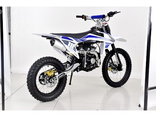 125CC DIRT BIKE PIT MOTOR TRAIL MOTOCROSS PRO DINGO ELECTRIC  START 14/17 BIG WHEEL BLUE