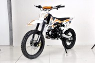125cc Dirt Bike, Pit Motor, Motocross Pro, Electric Start, 14/17 Big Wheel in Dingo Orange