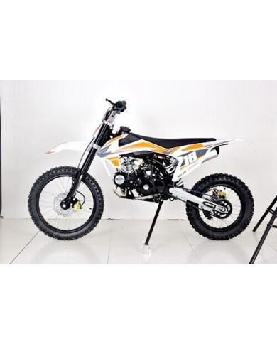 125cc Dirt Bike, Pit Motor, Motocross Pro, Electric Start, 14/17 Big Wheel in Dingo Orange 125cc Dirt Bike, Pit Motor, Motocross Pro, Electric Start, 14/17 Big Wheel in Dingo Orange