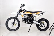 125cc Dirt Bike, Pit Motor, Motocross Pro, Electric Start, 14/17 Big Wheel in Dingo Orange