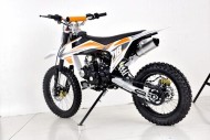 125cc Dirt Bike, Pit Motor, Motocross Pro, Electric Start, 14/17 Big Wheel in Dingo Orange