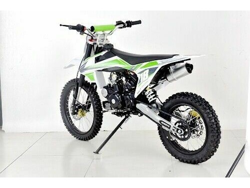 125CC DIRT BIKE TRAIL PIT MOTOR MOTOCROSS PRO DINGO ELECTRIC START 14/17 BIG WHEEL GREEN