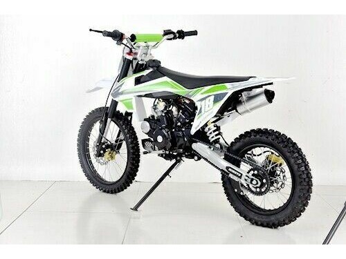 125CC DIRT BIKE TRAIL PIT MOTOR MOTOCROSS PRO DINGO ELECTRIC START 14/17 BIG WHEEL GREEN
