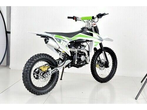 125CC DIRT BIKE TRAIL PIT MOTOR MOTOCROSS PRO DINGO ELECTRIC START 14/17 BIG WHEEL GREEN