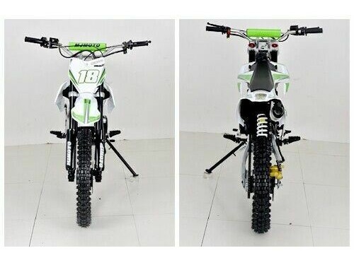125CC DIRT BIKE TRAIL PIT MOTOR MOTOCROSS PRO DINGO ELECTRIC START 14/17 BIG WHEEL GREEN