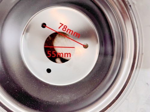 16X8-7" 7 inch Wheel Rim Tyre Bike ATV Buggy Gokart 3 Stud Complete Wheel Black