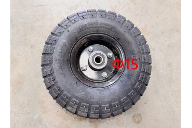 4.10- 4 4 Inch Wheel Rim+Tyre Tire Kart Mini Quad Bike ATV Buggy 15mm Bearings