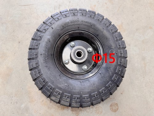 4.10- 4 4 Inch Wheel Rim+Tyre Tire Kart Mini Quad Bike ATV Buggy 15mm Bearings