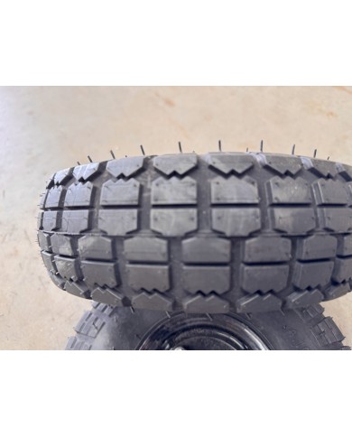 4.10- 4 4 Inch Wheel Rim+Tyre Tire Kart Mini Quad Bike ATV Buggy 15mm Bearings