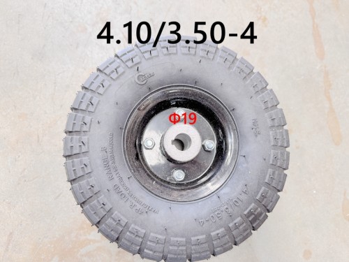 4.10- 4 4 Inch Wheel Rim+Tyre Tire Kart Mini Quad Bike ATV Buggy 19mm Keyway