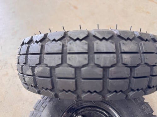 4.10- 4 4 Inch Wheel Rim+Tyre Tire Kart Mini Quad Bike ATV Buggy 19mm Keyway