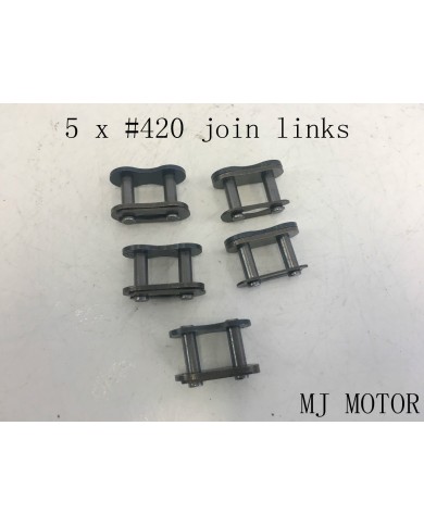 5 X 420 Chain Master Joiner Links Pro PIT Trail Quad Dirt Bike ATV Buggy UTV 5 X 420 Chain Master Joiner Links Pro PIT Trail Quad Dirt Bike ATV Buggy UTV