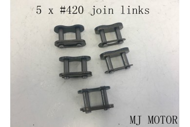 5 X 420 Chain Master Joiner Links Pro PIT Trail Quad Dirt Bike ATV Buggy UTV 5 X 420 Chain Master Joiner Links Pro PIT Trail Quad Dirt Bike ATV Buggy UTV