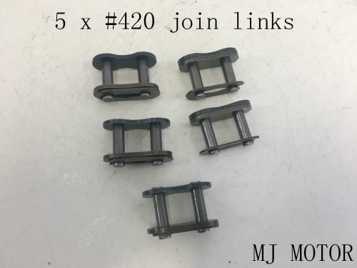 5 X 420 Chain Master Joiner Links Pro PIT Trail Quad Dirt Bike ATV Buggy UTV