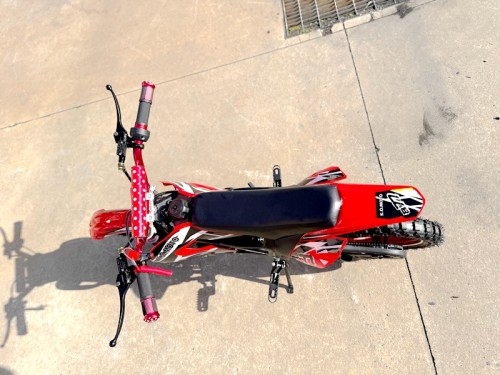 49CC DIRT BIKE KIDS PEE WEE MOTORCYCLE ATV 50CC HYDRAULIC BRAKES RED