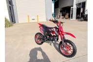 49CC DIRT BIKE KIDS PEE WEE MOTORCYCLE ATV 50CC HYDRAULIC BRAKES RED