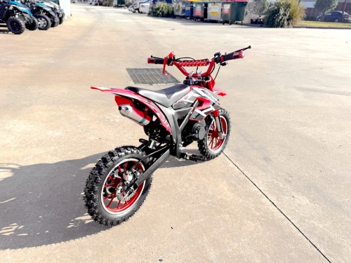 49CC DIRT BIKE KIDS PEE WEE MOTORCYCLE ATV 50CC HYDRAULIC BRAKES RED