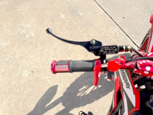 49CC DIRT BIKE KIDS PEE WEE MOTORCYCLE ATV 50CC HYDRAULIC BRAKES RED