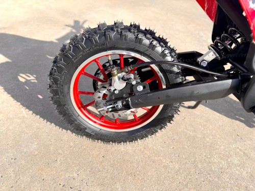MX49 49CC DIRT BIKE KIDS PEE WEE MOTORCYCLE ATV 50CC HYDRAULIC BRAKES RED
