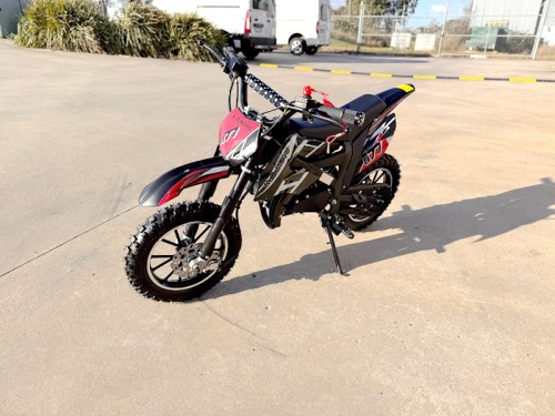 49CC MINI MOTOR DIRT BIKE KIDS POCKET ROCKET PEE WEE MOTORCYCLE ATV 50CC BLACK