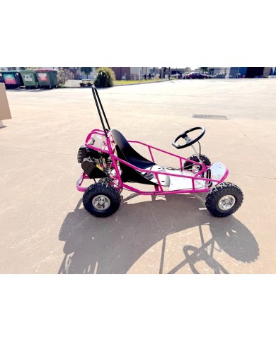 Brand New 49cc Mini Go Kart 4 Wheeler Kids 2 Stroke Buggy Quad Atv Pink