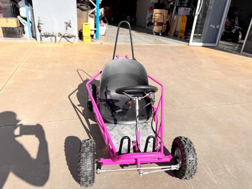 Brand New 49cc Mini Go Kart 4 Wheeler Kids 2 Stroke Buggy Quad Atv Pink Brand New 49cc Mini Go Kart 4 Wheeler Kids 2 Stroke Buggy Quad Atv Pink