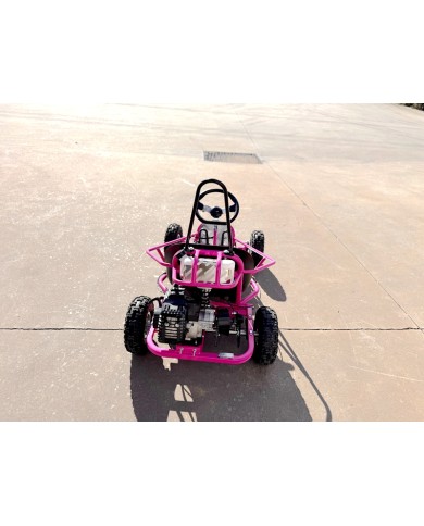 Brand New 49cc Mini Go Kart 4 Wheeler Kids 2 Stroke Buggy Quad Atv Pink